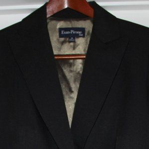 Evan-Picone Black/stripe Pants Suit Size 10